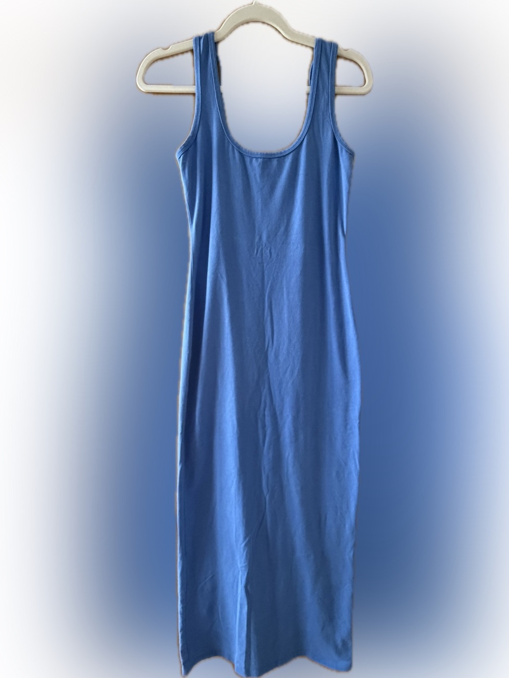 Reformation Blue Sleeveless Midi Dress